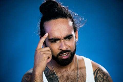 Confused tattooist