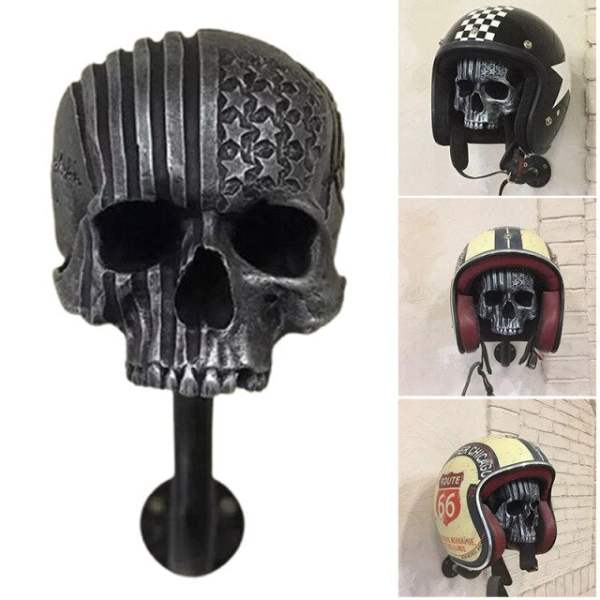 Route 66 Skull Hat or Helmet rack - Tattoo Vagabond
