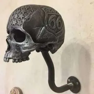 Route 66 Skull Hat or Helmet rack - Tattoo Vagabond