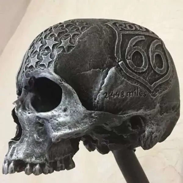 Route 66 Skull Hat or Helmet rack - Tattoo Vagabond