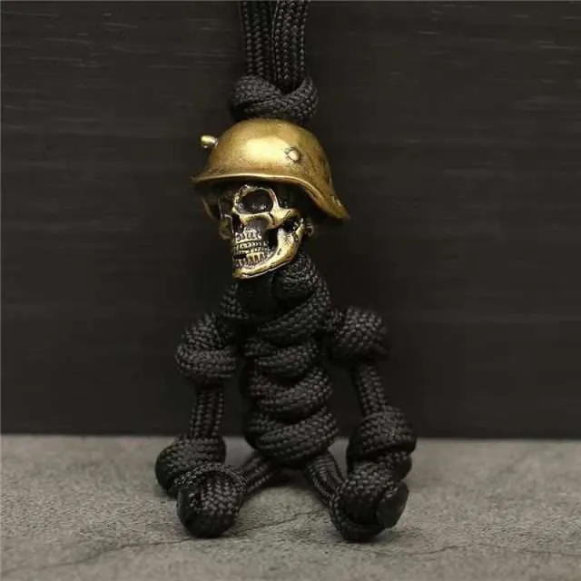 Skull Paracord Keychain - Tattoo Vagabond