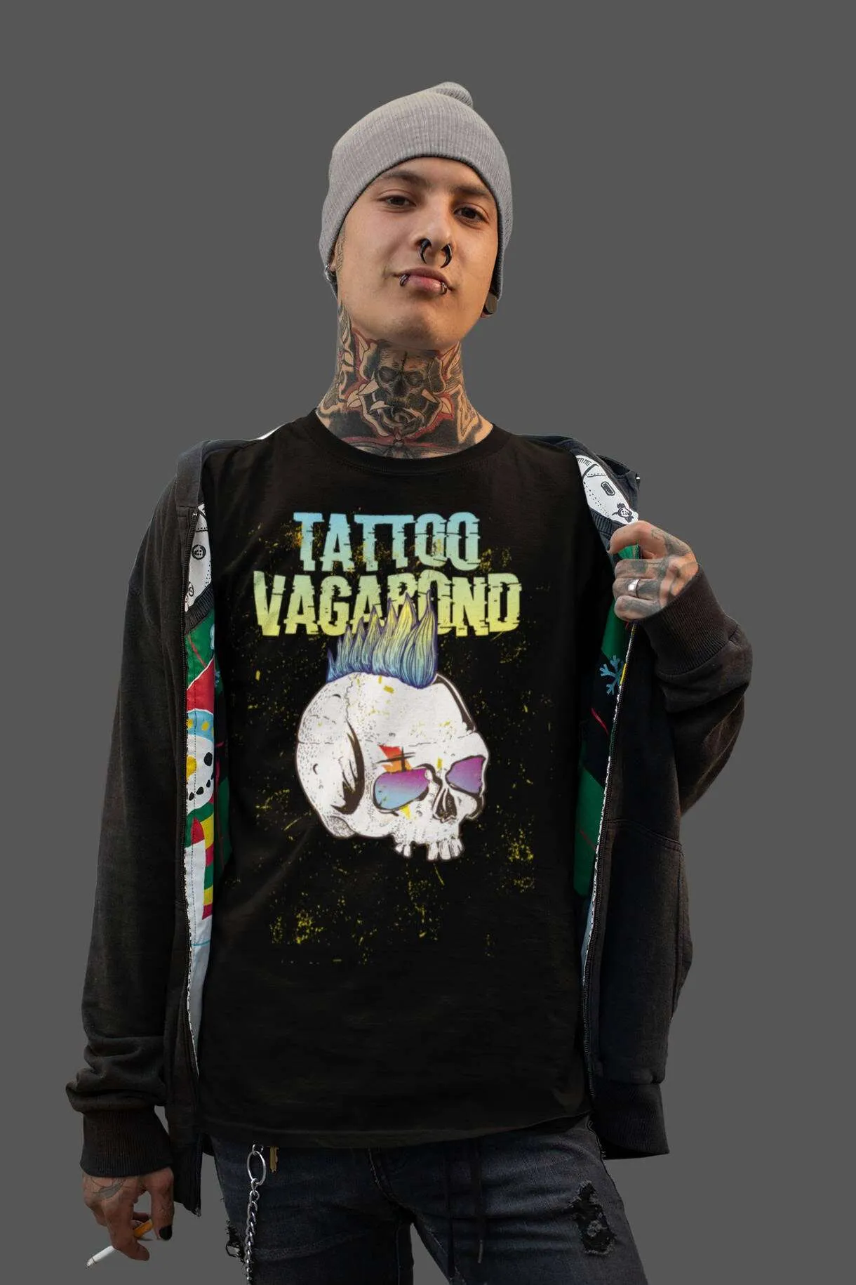 Sullied T-Shirt Black - Tattoo Vagabond