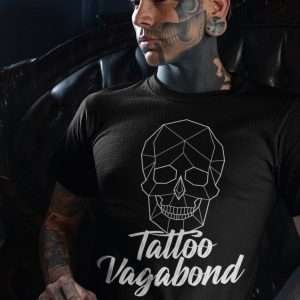 Tattoo Vagabond Basic Logo T-Shirt Black - Tattoo Vagabond