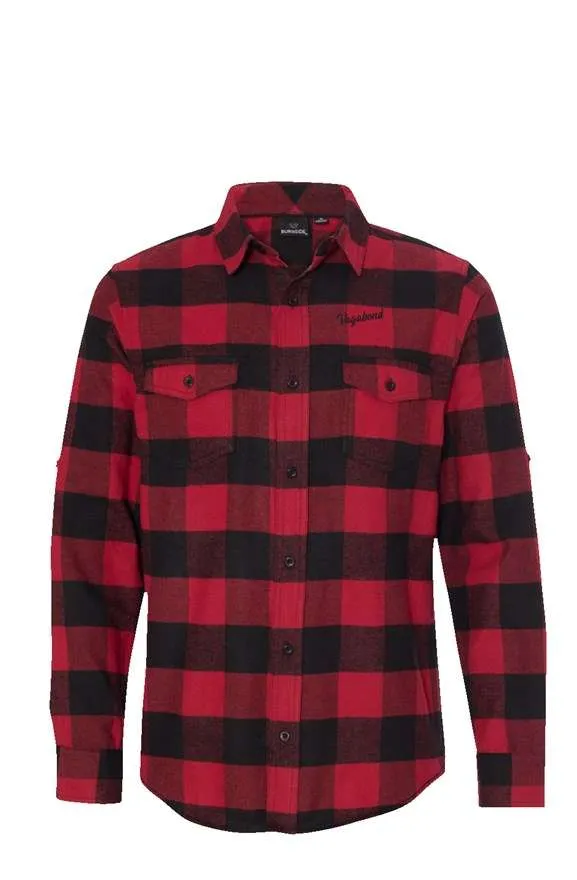 Vagabond Flannel Red & Black - Tattoo Vagabond