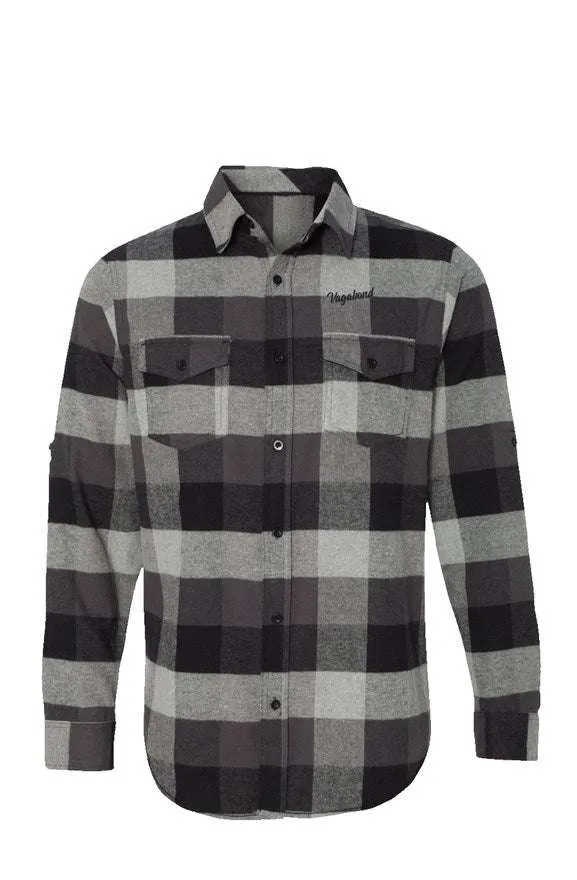 Vagabond Grey & Black Flannel - Tattoo Vagabond