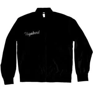 Vagabond Monograph Black Bomber Jacket - Tattoo Vagabond