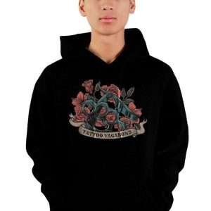 Vagabond Old School Pullover Hoodie - Tattoo Vagabond