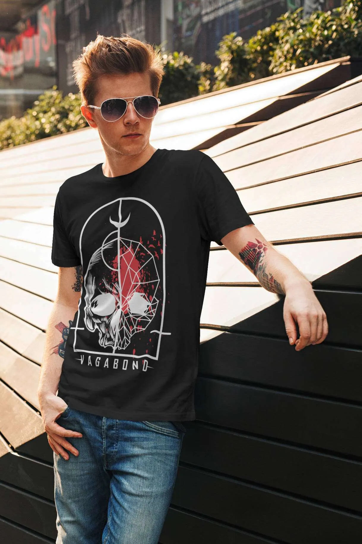 Vagabond Trash Polka Limited Front Print - Tattoo Vagabond