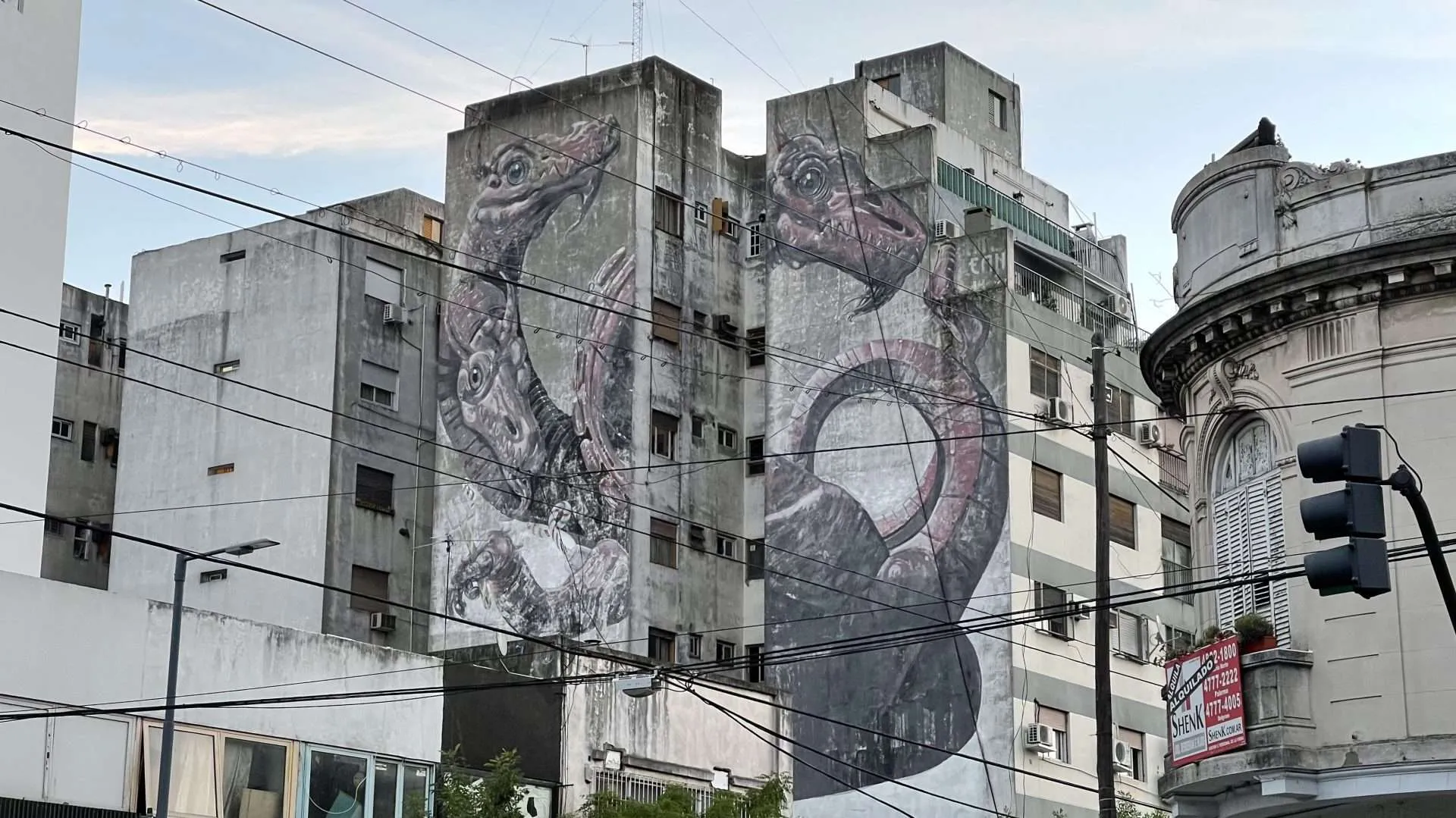Street art mural in Buenos Aires