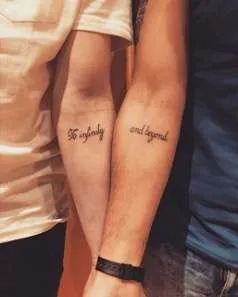 Matching Quote Tattoo