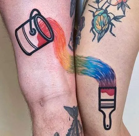 Matching Tattoo Water Color