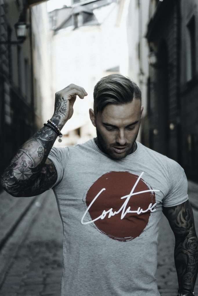 Skincare for tattooed men